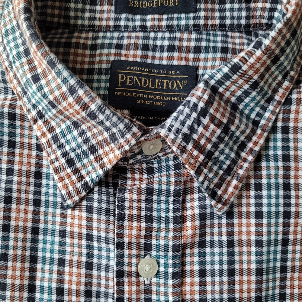 Pendleton Men's Bridgeport Plaid Long-sleeve Shirt Cabincore Size L